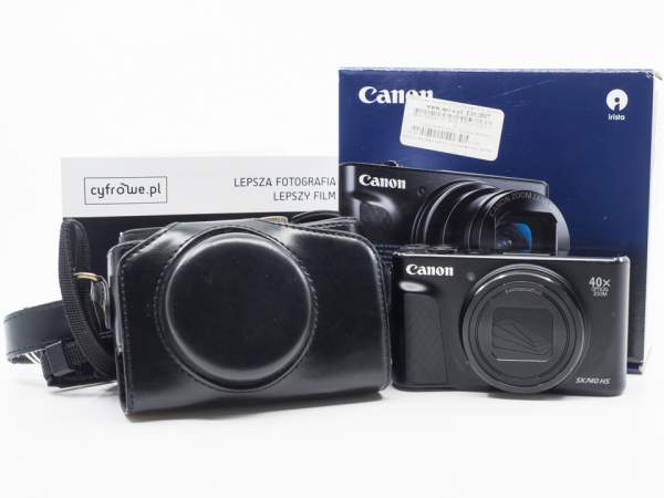 Canon PowerShot SX740 HS czarny s.n. 673050002839 - Używane