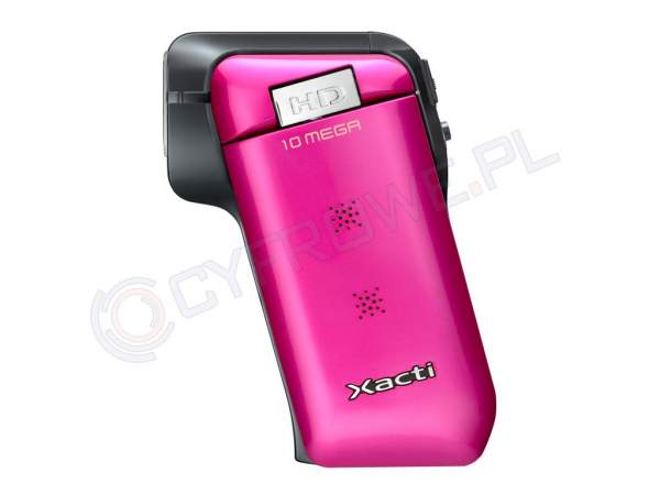SANYO Xacti DMX-CG10　ピンク (SDカード、ケース付) SANYO XACTI VPC-CG10 KAMERA CYFROWA RÓŻOWA - Cyfrowe.pl