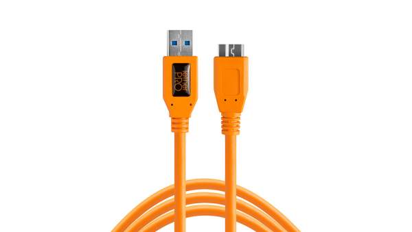 Tethertools KABEL TETHER TOOLS TetherPro USB 3.0 A/Micro B 4,6m orange