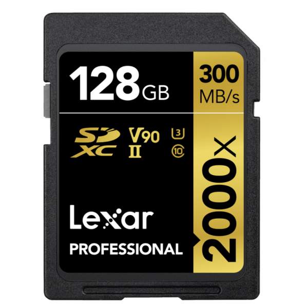 Karta pamięci Lexar Pro 128 GB 2000X SDHC/SDXC UHS-II U3(V90) R300/W260