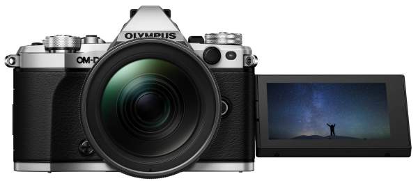 Olympus OM-D E-M5 II srebrny + ob. 12-40 PRO czarny