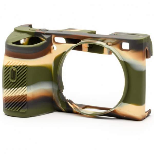 Zbroja EasyCover Osłona gumowa dla Sony A6600 camouflage