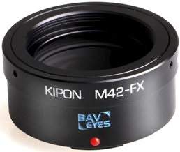 Kipon Adapter Fuji X body BAVEYES M42-FX 0.7X