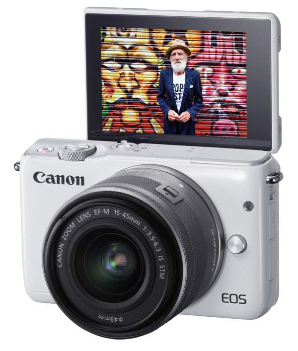 Aparat cyfrowy Canon EOS M10 + ob. 15-45 IS STM biały