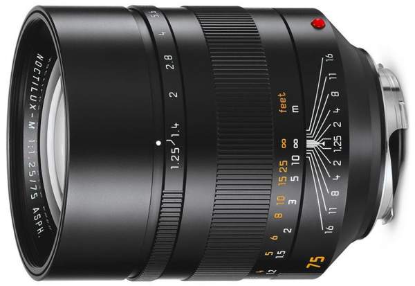 Obiektyw Leica 75 mm f/1.25 Noctilux-M ASPH