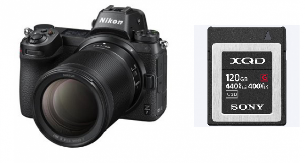 Aparat cyfrowy Nikon NIKON Z7 + Nikkor Z 85mm F/1.8 + karta pamięci XQD 120GB - zestaw do fotografii portretowej