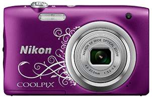 Aparat cyfrowy Nikon COOLPIX A100 fioletowy z ornamentem