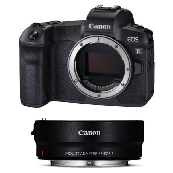 Aparat cyfrowy Canon zestaw EOS R body + ADAPTER EF-EOS R 