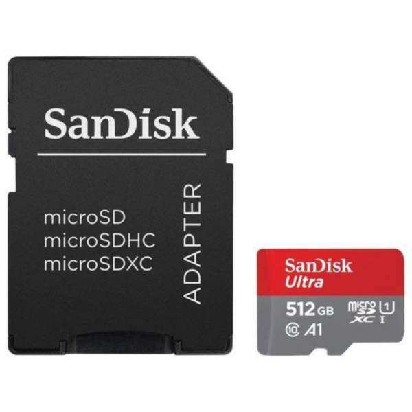 Karta pamięci Sandisk microSDXC 512 GB Ultra 150MB/s C10, A1 Class 10