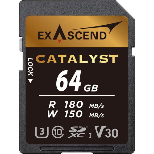 Karta pamięci Exascend SDXC Catalyst UHS-1 V30 64GB 