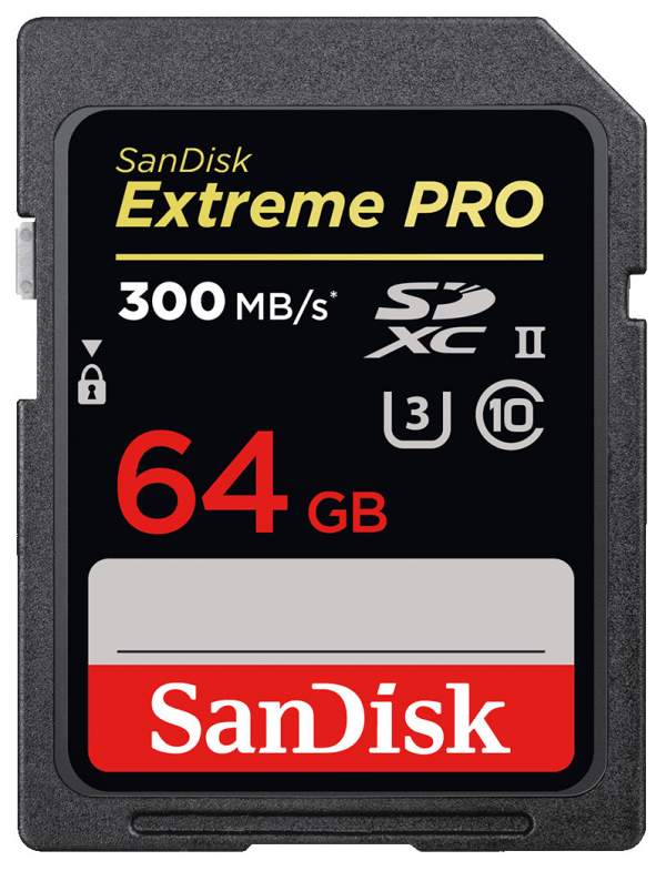 Karta pamięci Sandisk SDXC 64 GB EXTREME PRO 300MB/s C10 UHS-II