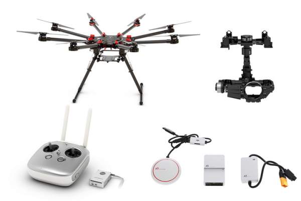 Dron DJI Octocopter S1000+ kontroler lotu A2 DJI GPS + Gimbal Z15 5D (HD)