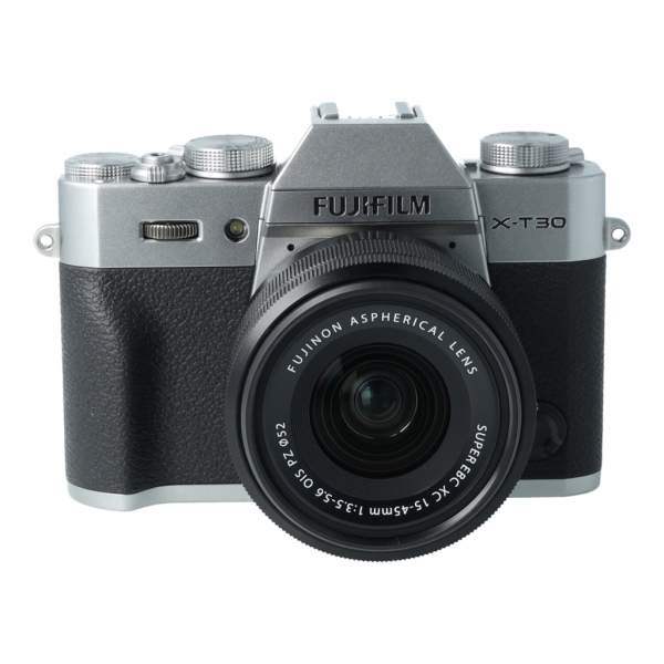 Aparat UŻYWANY FujiFilm X-T30 + ob. XC 15-45 mm f/3.5-5.6 OIS PZ srebrny s.n. 9BQ19755_9BA33848