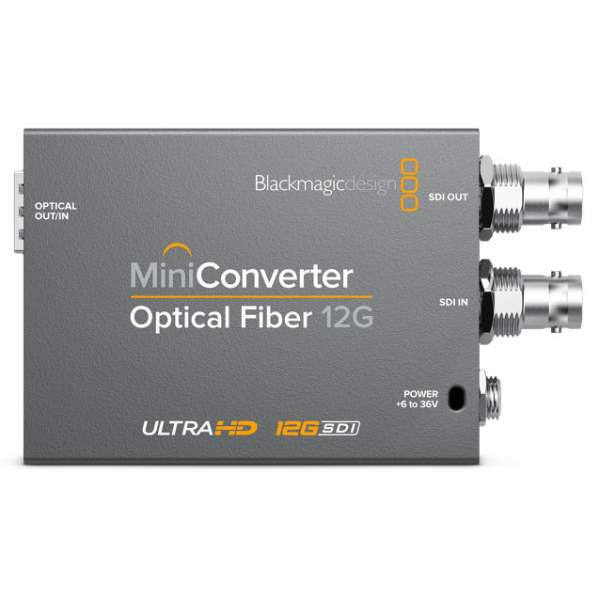 Blackmagic Mini Converter Optical Fiber 12G