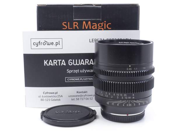 SLR Magic 50mm T0.95 HyperPrime CINE MFT 001 - Używane SLR Magic 50mm T0.95 HyperPrime CINE MFT 001 - Używane