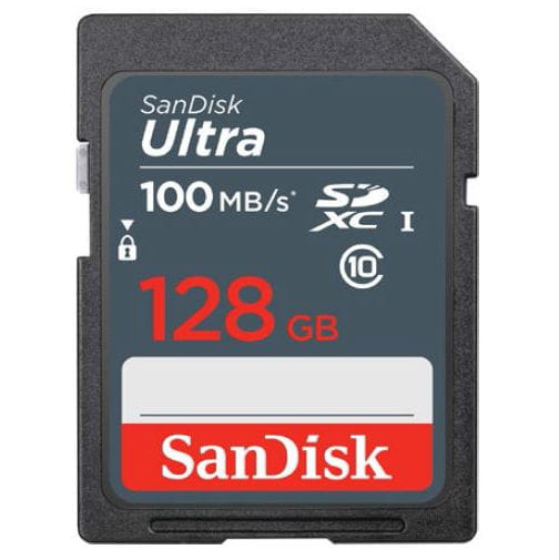 Karta pamięci Sandisk SDXC Ultra 128GB 100MB/s V30 UHS-I U3