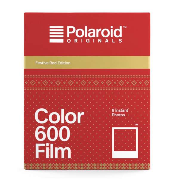 Wkłady Polaroid do aparatu serii 600 kolor Festive Red Edition - opakowanie 8szt