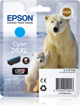 Tusz Epson T2632 Cyan