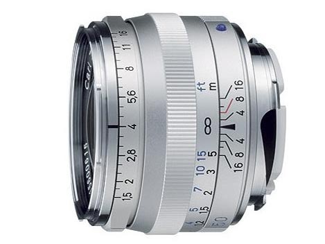 Obiektyw Carl Zeiss C - Sonnar T* 50 mm f/1.5 ZM srebrny