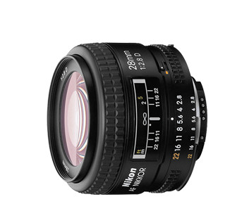 Obiektyw Nikon Nikkor 28 mm f/2.8 D AF