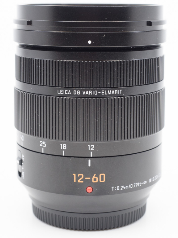 Obiektyw UŻYWANY Panasonic LEICA DG Vario-Elmarit 12-60 mm f/2.8-4 ASPH. POWER O.I.S. s.n. XD1FE201352