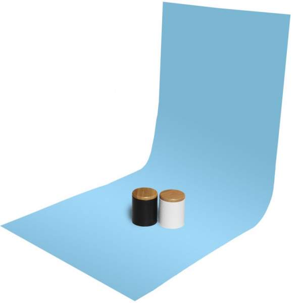 Tło plastikowe GlareOne PVC 60x130 cm niebieskie