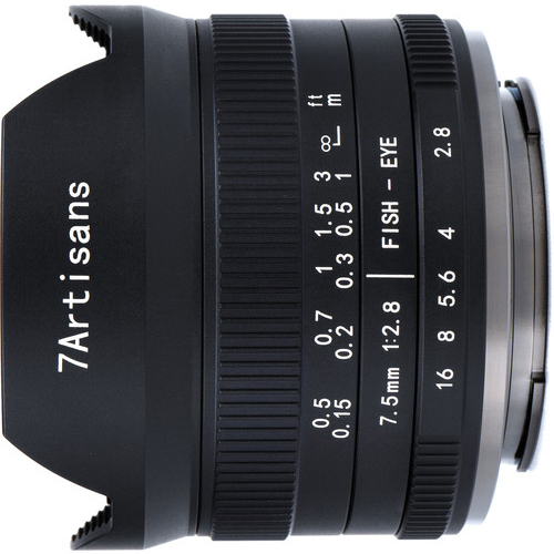Obiektyw 7Artisans 7.5 mm f/2.8 II Canon EOS-M