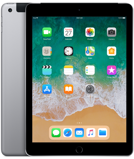 Apple iPad Wi-Fi + Cellular 32GB (2018) gwiezdna szarość
