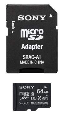 Karta pamięci Sony Expert microSDXC 64GB UHS-I CL10 U3 + adapter