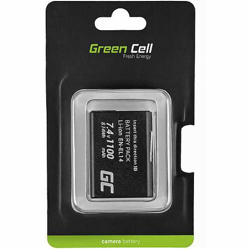 Akumulator Green Cell EN-EL14 EN-EL14A